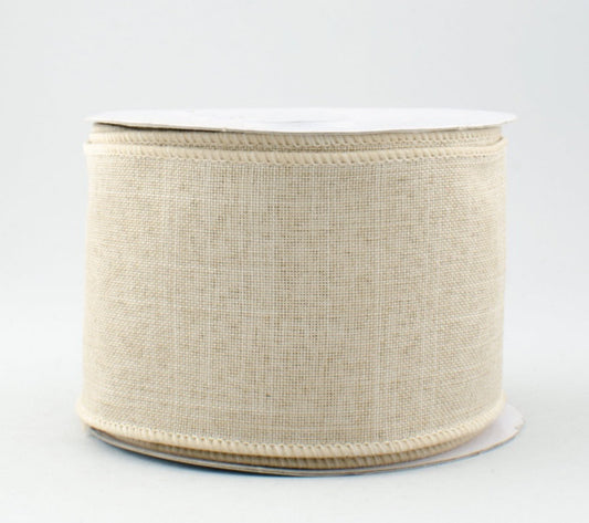 Natural Canvas Solid Hair Bow