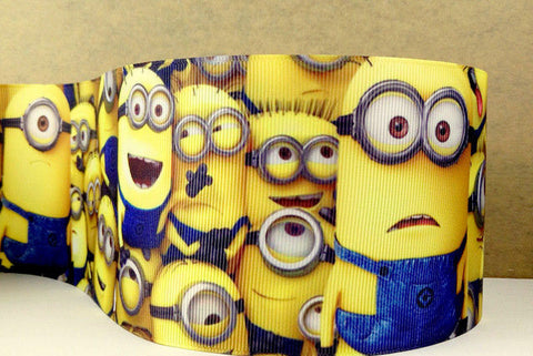 Minion Triple Hair Bow